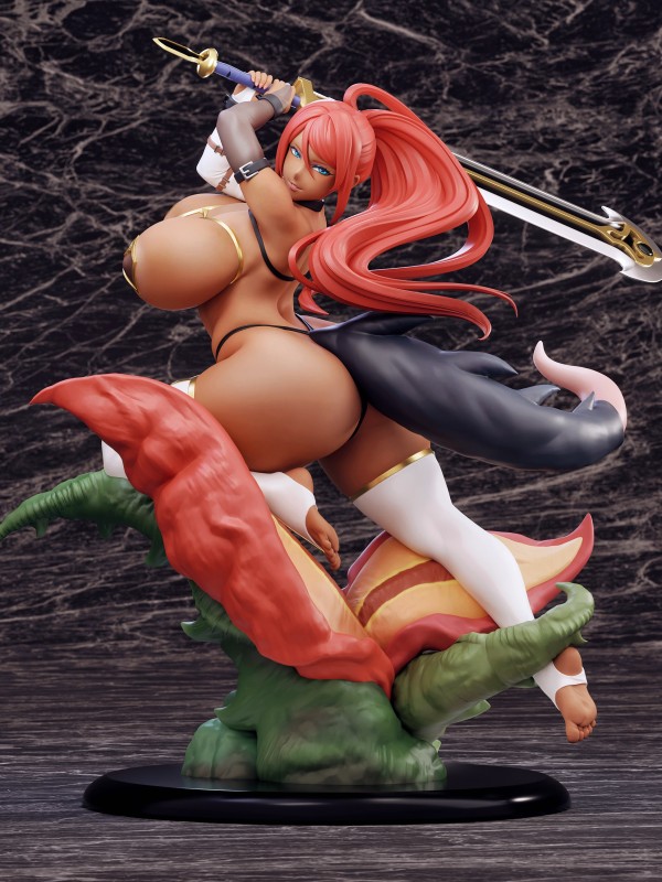 SODA Studio Tail of Desire Silver Adventurer Fire Dragon Renea Hot Sexy 1/6 Statue